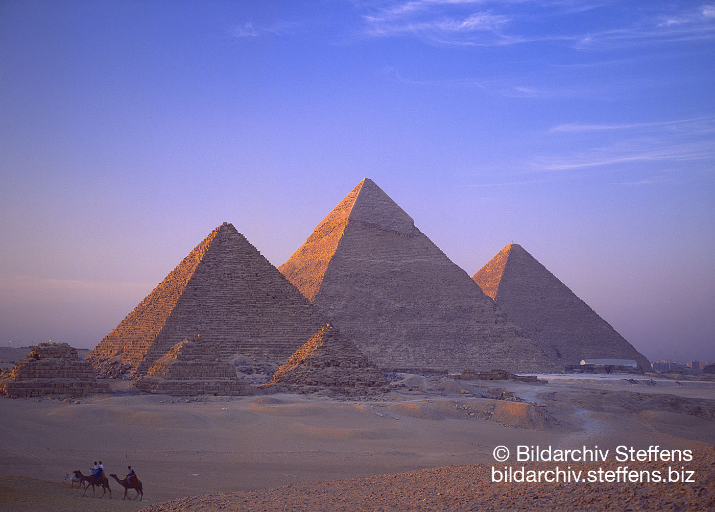 Giseh, Pyramiden © Bildarchiv Steffens/L. Janicek